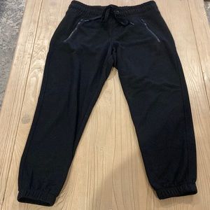Black small petite Athleta joggers